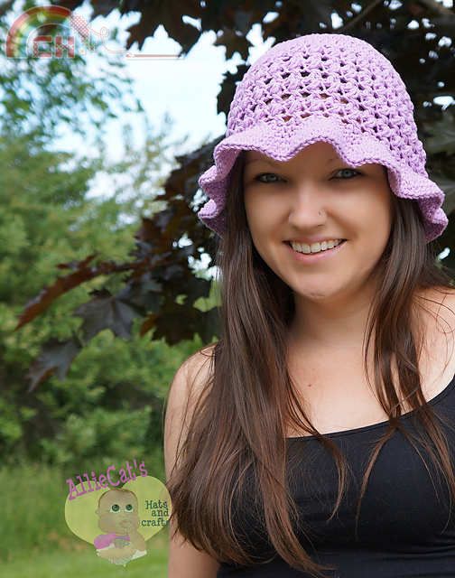 AllieCats Hats and Crafts- RaeLynn Orff- My Fair Lady Sun Hat.JPG