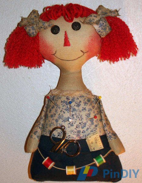 Annie Pinkeep Pincushion Doll