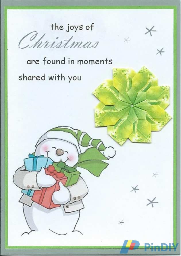 Snowman with Presents and Pickwick Green Tea 1.jpg