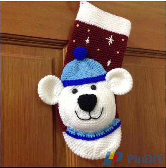 Polar Bear Christmas Stocking.JPG
