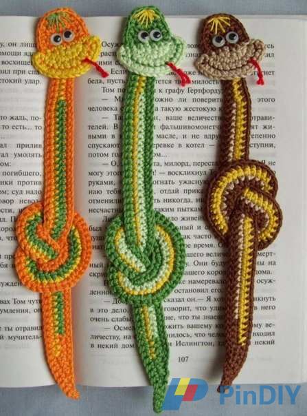 Snake Bookmark Russian