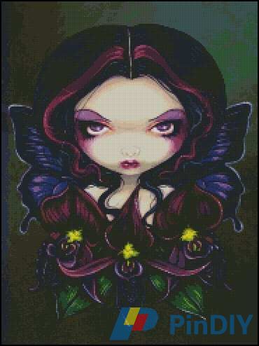BECKET-GRIFFITH1207QS QS Black Orchid Fairy.jpg
