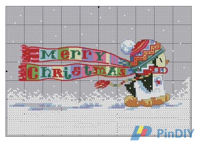 Dimensions (70-)08950 Christmas penguin.jpg