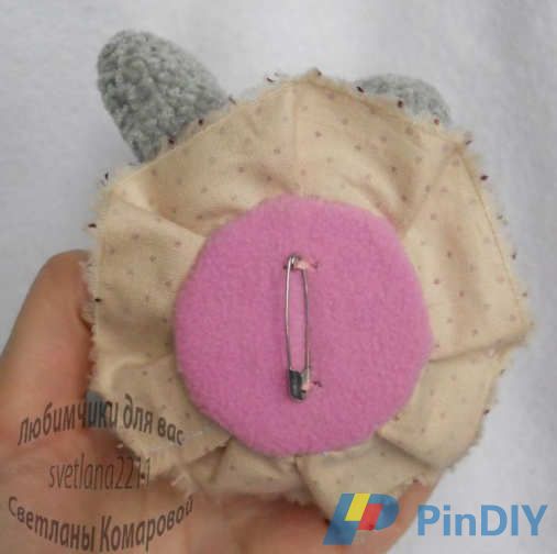 Bear and Bunny Brooch 