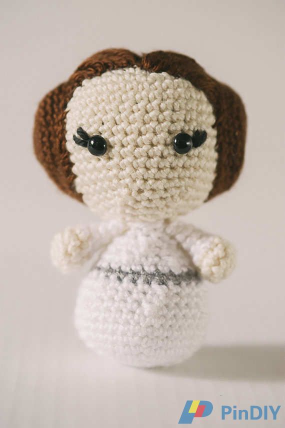Princess Leia Amigurumi Doll