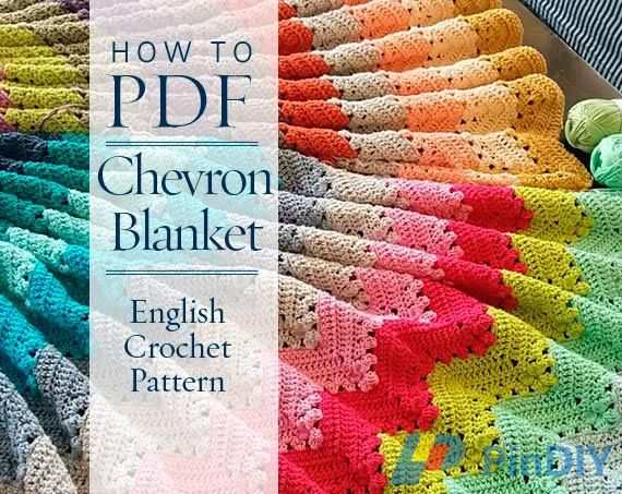 Four Seasons Chevron Blanket