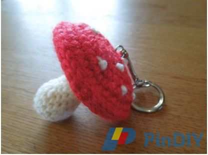 Mushroom Keyring
