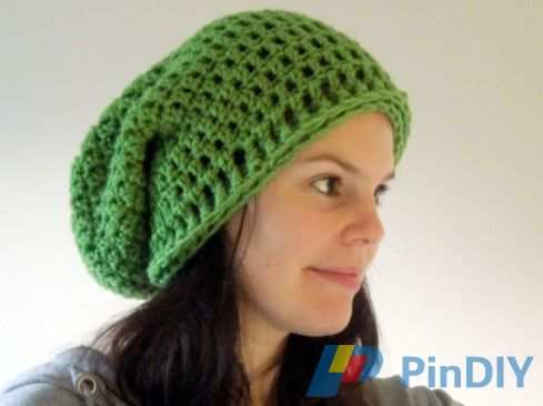 Rimmed Oversized Beanie