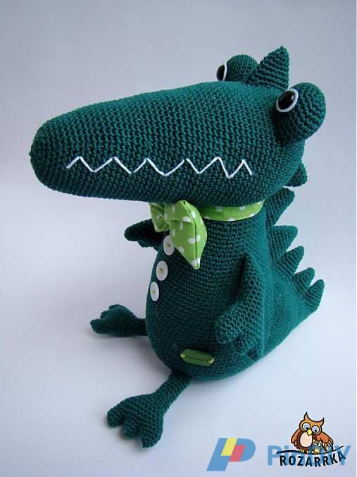 Crocheted Crocodile