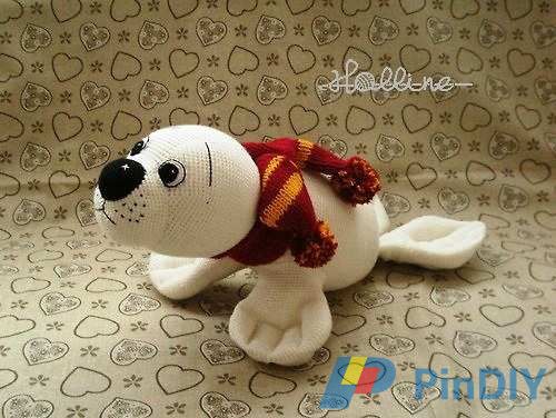 Crocheted Seal 