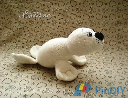 Crocheted Seal 