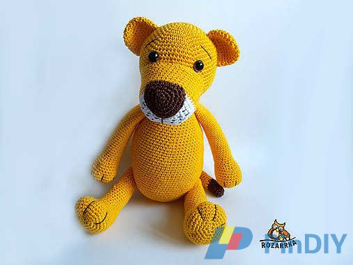 Crocheted Tiger or Lioness