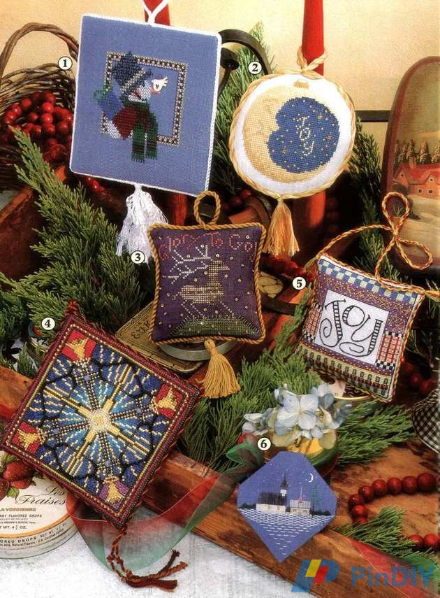 Just Cross Stitch 1998 Christmas Ornaments (12).jpg