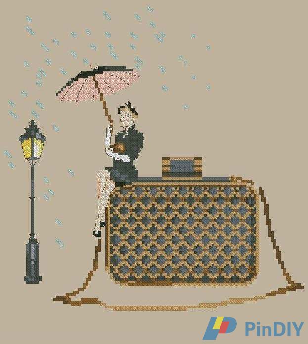 633 Femme a l'impermeable.JPG