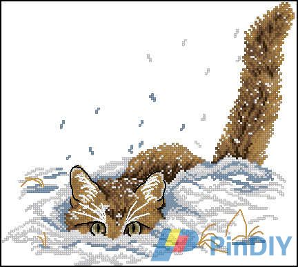 M.P. Studio HB-557 - Cat in the Snow.jpg