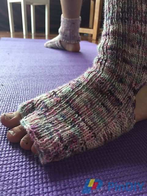 Aunt Peggy Yoga Socks