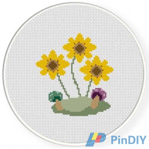 Sunflowers And Mushrooms.jpg