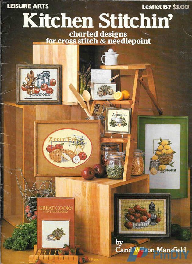 Leisure Arts - leaflet 157 - Kitchen Stitchin' - Carol Wilson Mansfield.jpg