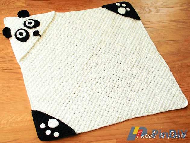 Panda Hooded Towel