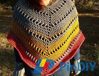  Autumn Sunrise Poncho