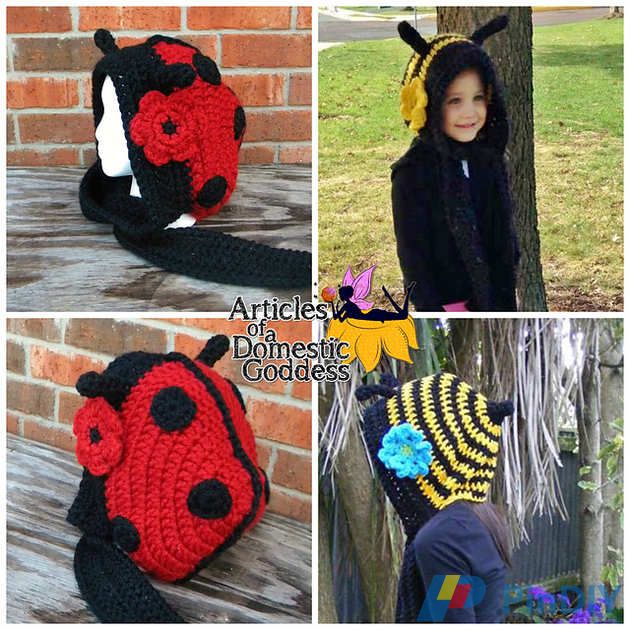 Jitterbug Scoodies Ladybug and Bumblebee
