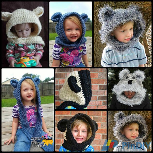 Little Blue Bear or Panda and Koala Schoodies