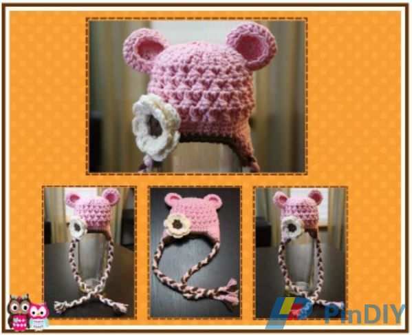 Mona &amp; Othello Ear Flap Bear Hat.JPG