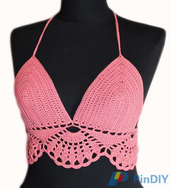 Coral Summer Halter Top.jpg