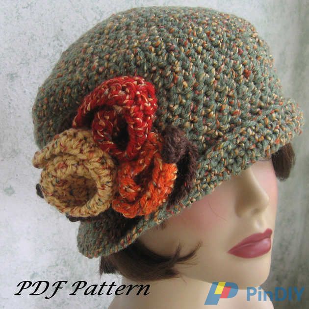 Downton Crochet Flapper Hat