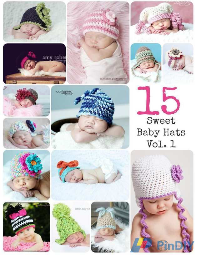 15 Sweet Baby Hats