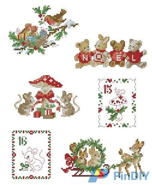 Les animaux fetent Noel.JPG