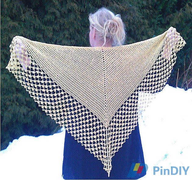 Bobble Shawl - Schal med muscher1.jpg
