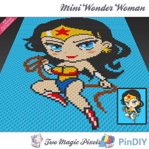 Mini Wonder Woman Blanket
