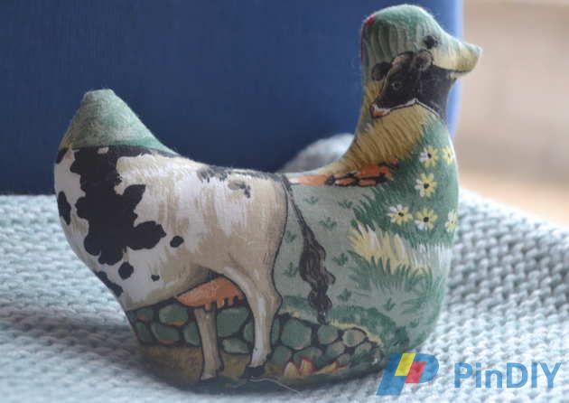 canard en tissu et ouatine