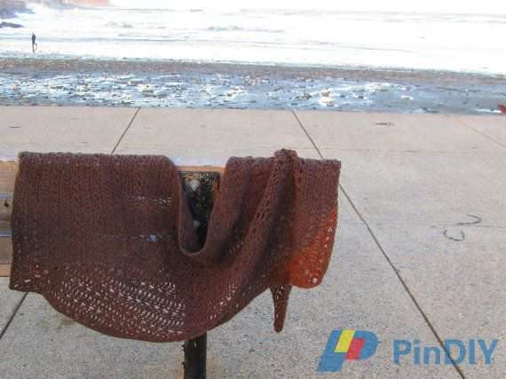 Short Sand Shawl
