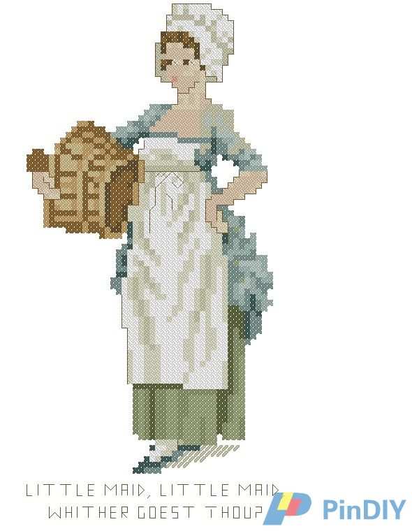 Kate Greenways Mothergoose - Little Maid.jpg