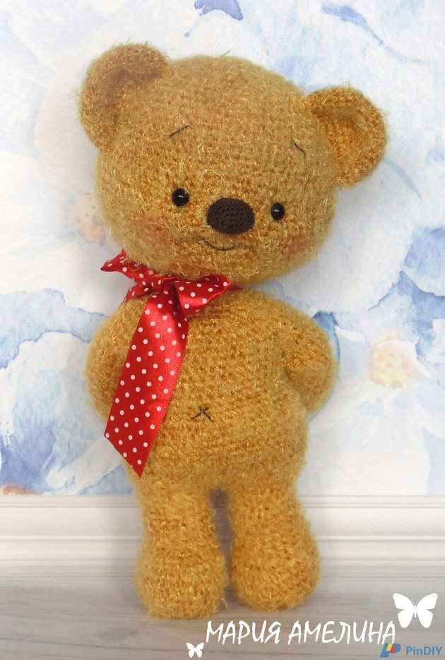 Toys by Anilema - Maria Amelina - Bear Medok - Russian