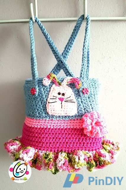 Frilly Bag with bunny