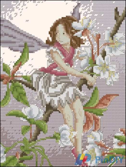 DMC PC105 Wild Cherry Blossom Fairy.jpg