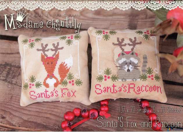 Santas Fox and Raccoon