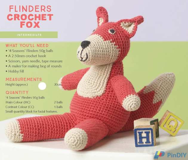 Flinders Crotchet Fox