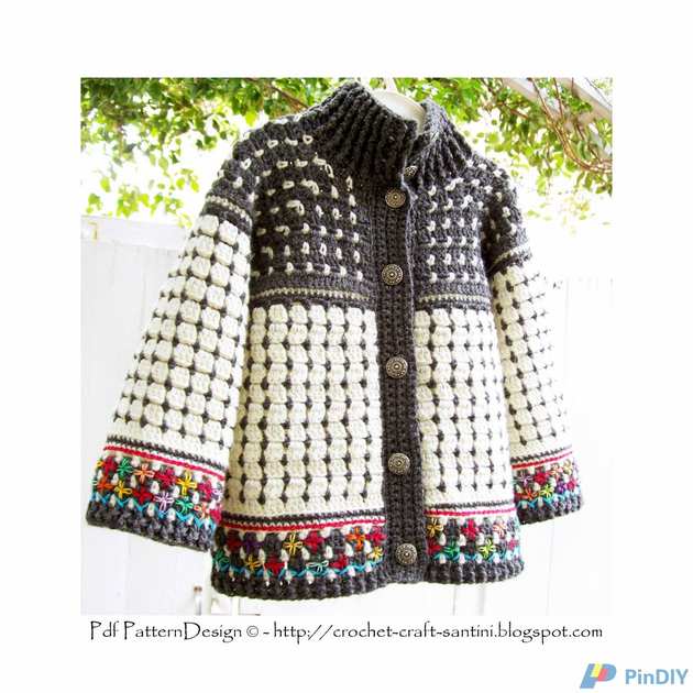 Sophie and Me Fair Isle Style Kids Cardigan