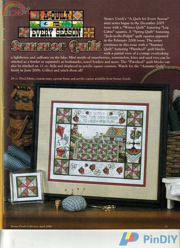 Summer Quilt from Stoney Creek Collection April 2006.jpg