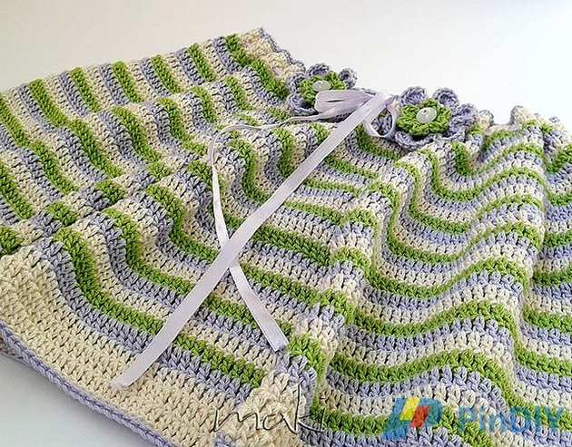 flower crochet skirt