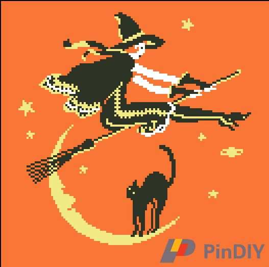 Needlepoint SMITHSONIAN INSTITUTE Midnight Magic (7.5x7.25)-EL39.jpg