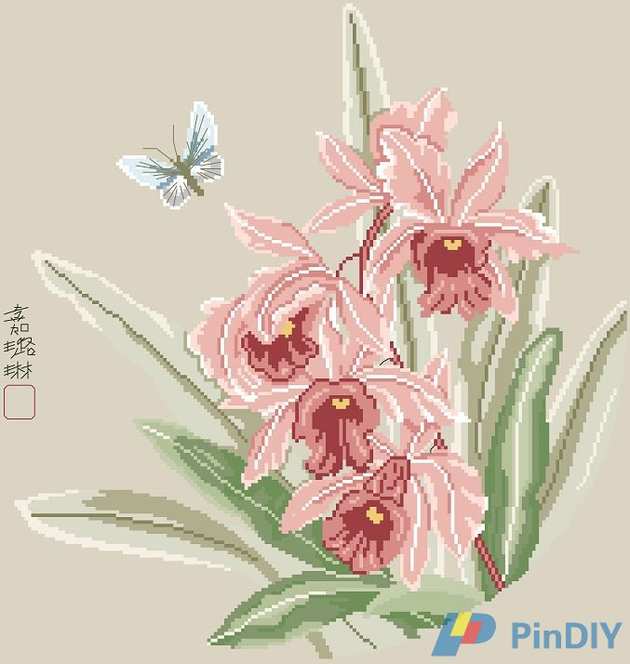 Serendipity Designs L-8 - Ming Orchids.JPG