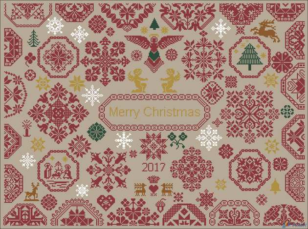 Stickideen von der Wiehenburg - Christmas Quaker.jpg