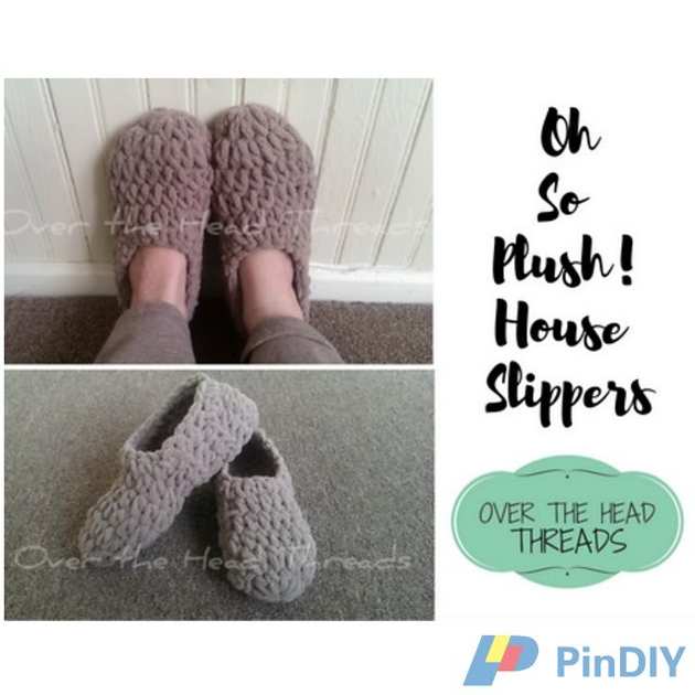 Over the Head Threads - Oh So Plush House Slippers.jpg
