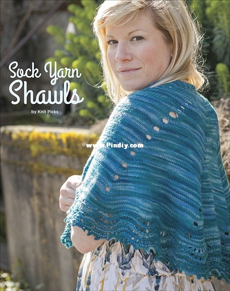 sock yarn shawls