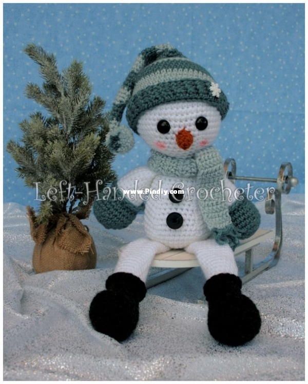 left handed crocheter - snowman draft keeper &amp; shelf sitter.jpg